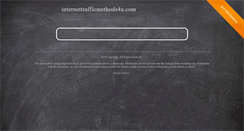 Desktop Screenshot of internettrafficmethods4u.com