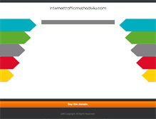 Tablet Screenshot of internettrafficmethods4u.com